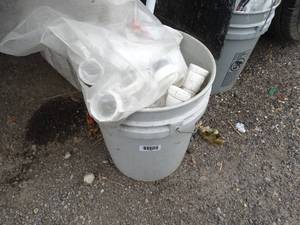lot 1166 image: Bucket of Misc Plumbing Fittings