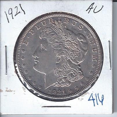 lot 1933 image: 1921 Morgan Dollar