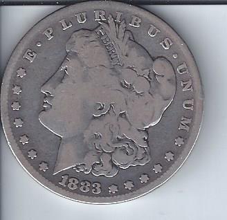 lot 1936 image: 1883 Morgan Dollar