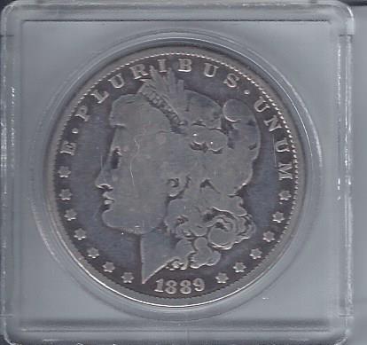 lot 1938 image: 1889 Morgan Dollar