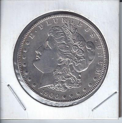 lot 1941 image: 1900 Morgan Dollar