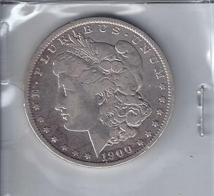 lot 1944 image: 1900 Morgan Dollar