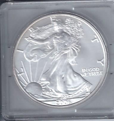 lot 1957 image: 2006 American Silver Eagle