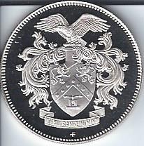 lot 1312 image: 1978 Franklin Mint Collector Society Coin 925 Silver