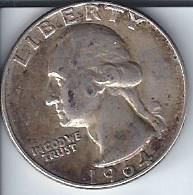 lot 1314 image: 1964 Washington Quarter Silver