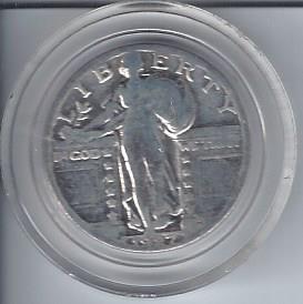 lot 1315 image: 1927 Standing Liberty Quarter
