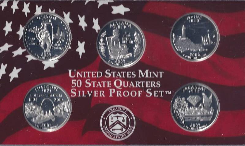 lot 1332 image: 2003 Silver Proof Set