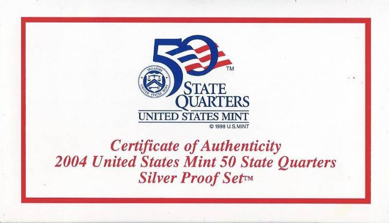 lot 1333 image: 2004 Silver Proof Set