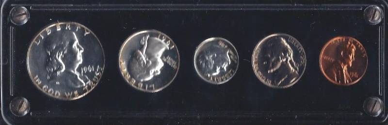 lot 1363 image: 1961 Proof Set