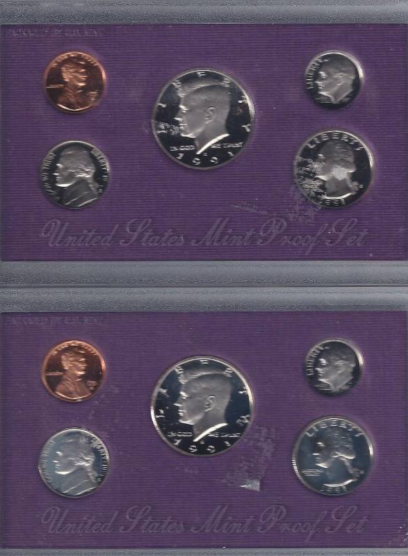 lot 1371 image: 1991 Proof Set