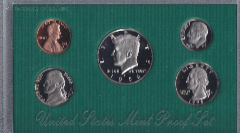 lot 1375 image: 1996 Proof Set