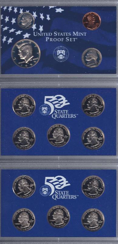 lot 1376 image: 1999 Proof Set