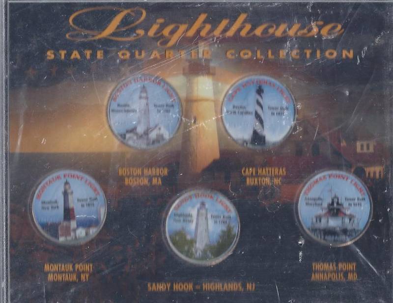 lot 1379 image: Lighthouse State Quarter Collecton