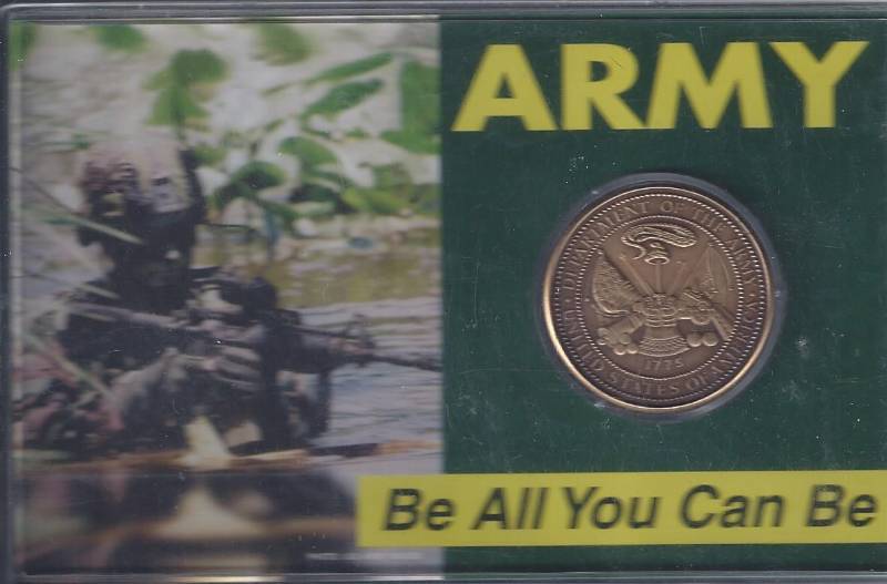 lot 1382 image: Collectible Army Coin