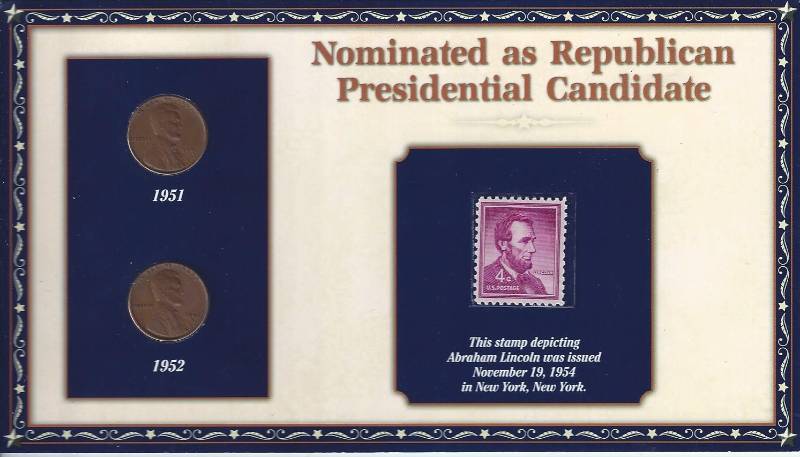 lot 1384 image: 1951-1952 Nominated Presidential Candidate