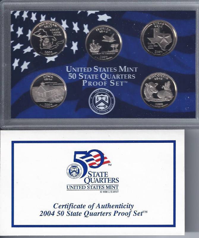 lot 1392 image: 2004 United States Proof Set
