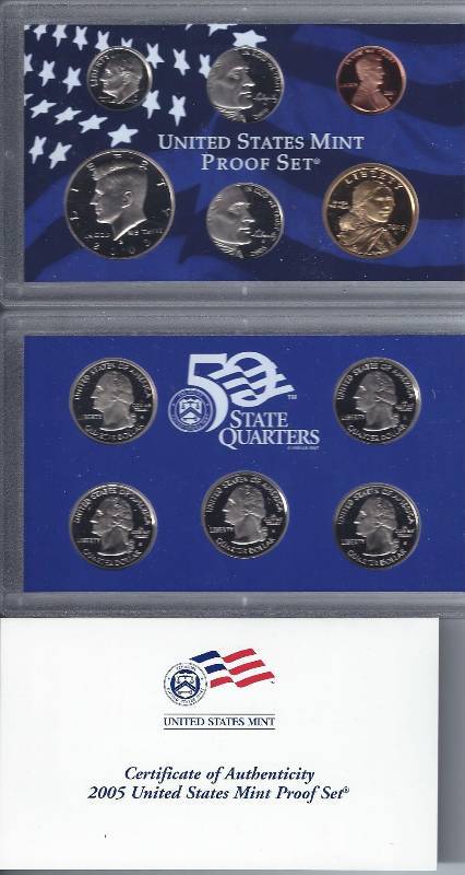 lot 1393 image: 2005 United States Proof Set