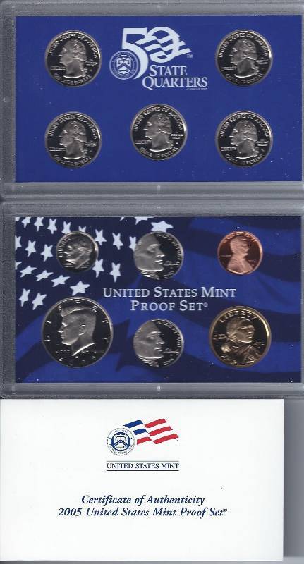 lot 1394 image: 2005 United States Proof Set