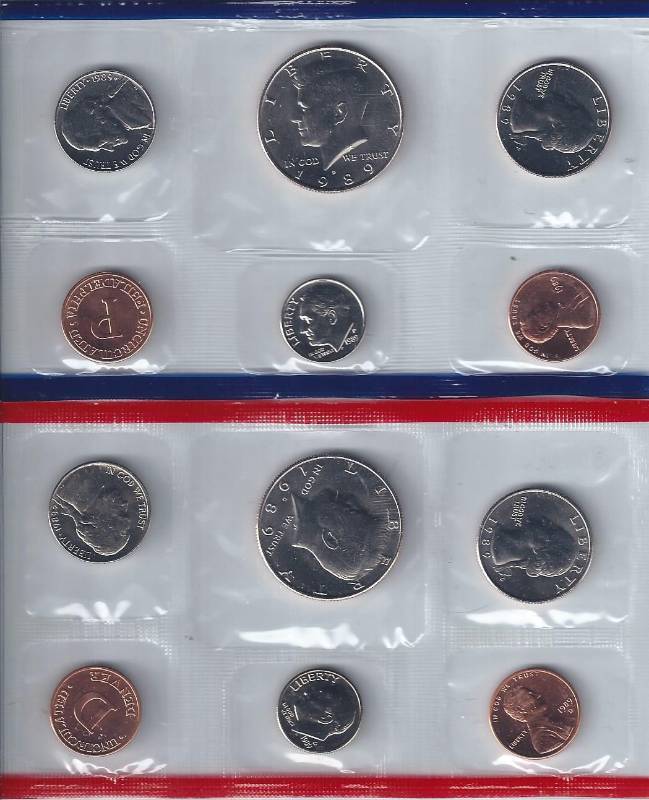 lot 1404 image: 1989 Uncirculated Proof Set