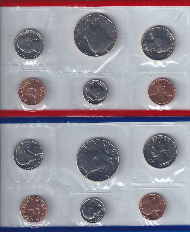 lot 1405 image: 1990 Uncirculated Proof Set