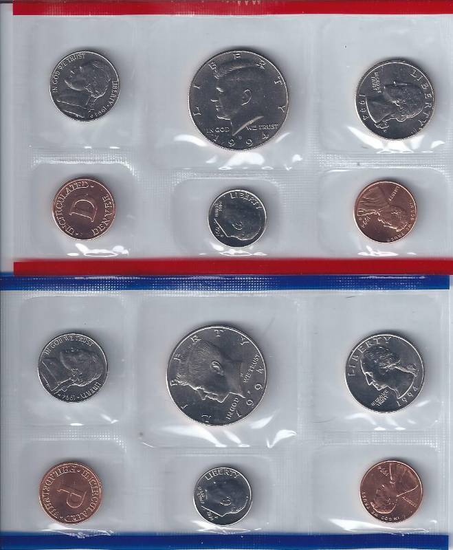 lot 1408 image: 1994 Uncirculated Proof Set