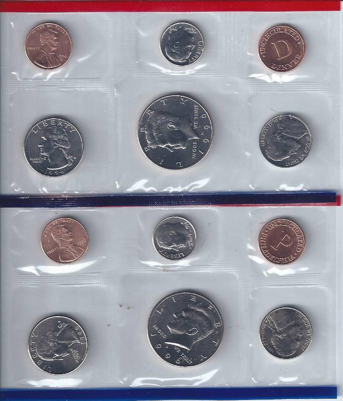 lot 1410 image: 1996 Uncirculated Proof Set