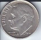 lot 1432 image: 1962 Silver Roosevelt Dime