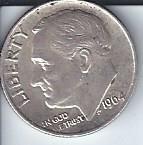 lot 1434 image: 1964 Silver Roosevelt Dime