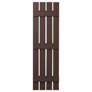 lot 3278 image: PlyGem Shutters and Accents Open Board and Batten Shutter (Set of 2)