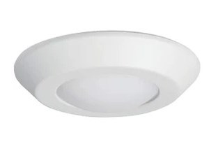 lot 3298 image: Cooper Lighting 7340698 4 in. 800 Lumens Recessed Ceiling LED Light - White