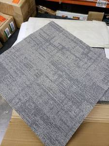 lot 7882 image: Peel and Stick.Carpet Tile 14 Pack 6sqft x 23inx 23in