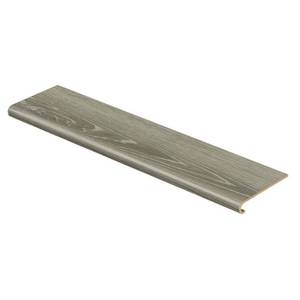 lot 7924 image: Cap A Tread Sterling OakGray Birch Wood 47 in. Length x 12-18 in. Deep x 1-1116 in. Height Vinyl Overlay for Stairs 1 in. T