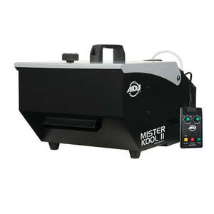 lot 1534 image: American DJ Mister Kool II Wired Remote Low Lying Water Based Smoke Fog Machine - Retail $199.99