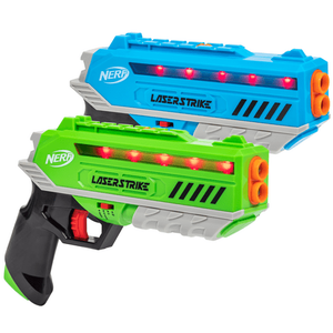 lot 7896 image: Nerf Laser Strike 2-Player Laser Tag Blaster Set