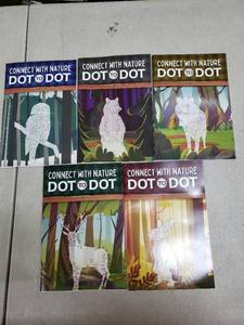 lot 5146 image: Set of 5 Connect with Nature Dot to Dot Books