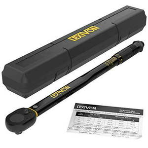 lot 3346 image: Lexivon 12-Inch Drive Click Torque Wrench 10-150 Ft-Lb13.6-203.5 Nm (LX-183)