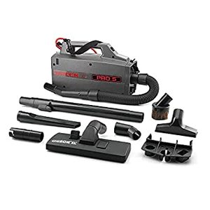 lot 7961 image: ORECK COMMERCIAL XL Pro 5 Super Compact Canister Bagged Vacuum Cleaner with Attachments, Lightweight, Carriable Portable Professional Grade, BB900-DGR, Black (B008BPFBH8)