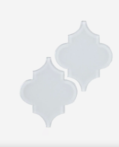 lot 1547 image: 60pcs Natucer Wall Tiles 15.6x18.6cm Each Glazed White
