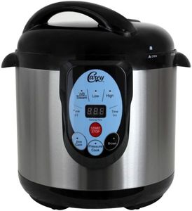 lot 1532 image: Carey DPC-9SS Smart Electric Pressure Cooker And Canner Stainless 9.5qt
