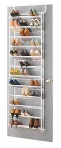 lot 2193 image: Whitmor 36 Pair Over The Door Shoe Rack