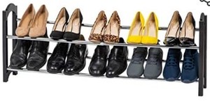 lot 7870 image: Iris 2 Tier Shoe Rack