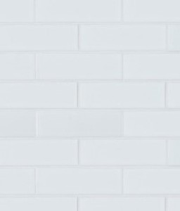 lot 7875 image: Retro Brick Backsplash Tile 15 Pieces