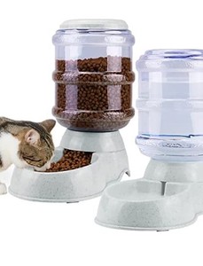 lot 7865 image: Amazon Basixs Pet Food and Waterer Large