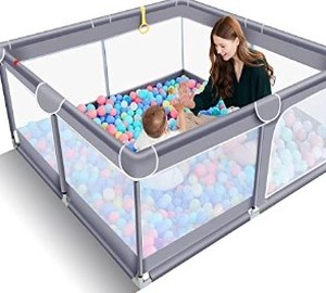 lot 3345 image: Anpeac Baby Playpen XXL QZM-1142 1Pc