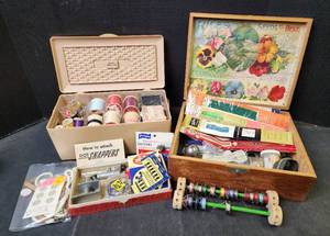 lot 128 image: Sewing Kits and Sewing Notions