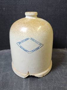 lot 132 image: Pittsburg Pottery Chicken Waterer
