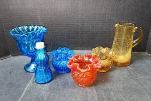 lot 161 image: Colored Glassware