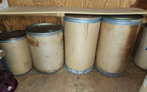 lot 186 image: (4) Large Storage Barrels