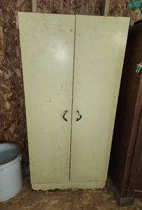 lot 212 image: Metal Utility Cabinet 30x12x63