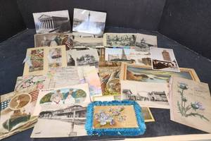 lot 223 image: Vintage Postcards and Cards